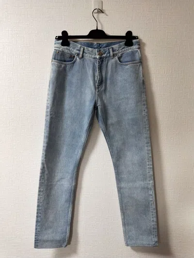 Pre-owned Louis Vuitton Staples Edition Denim Jeans In Indigo
