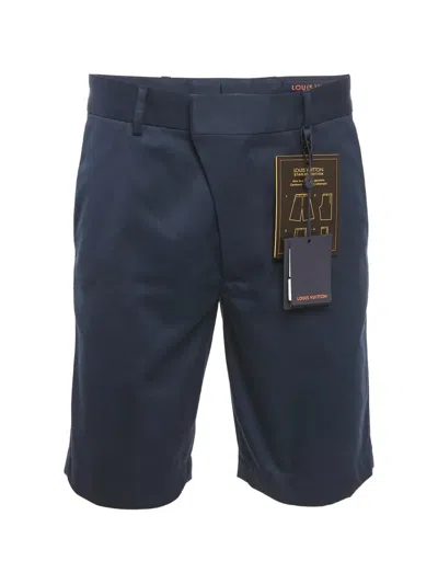 Pre-owned Louis Vuitton Staples Edition Straight-leg Shorts In Blue