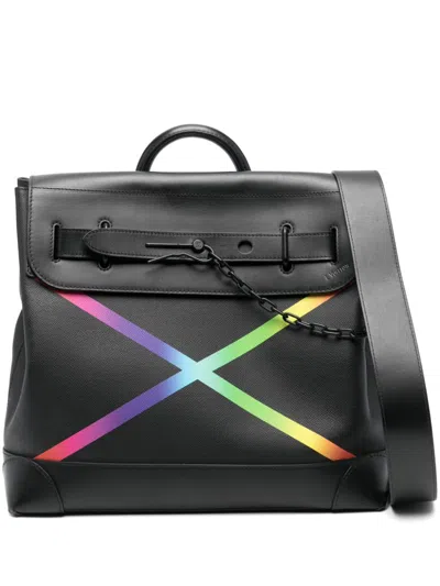 Pre-owned Louis Vuitton Steamer Pm Messenger Bag In Black