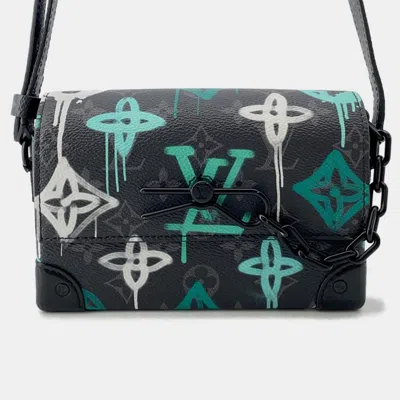 Pre-owned Louis Vuitton Steamer Wearable Wallet Black Monogram Eclipse