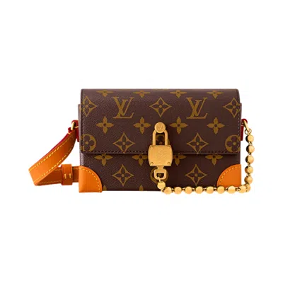 Pre-owned Louis Vuitton Steamer Wearable Wallet 'brown Monogram Canvas' | Men's Size Onesize