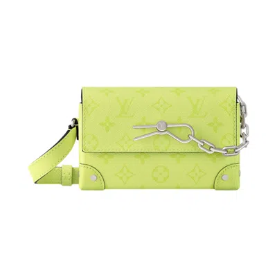 Pre-owned Louis Vuitton Steamer Wearable Wallet 'lemon Yellow Monogram Canvas' | Men's Size Onesize
