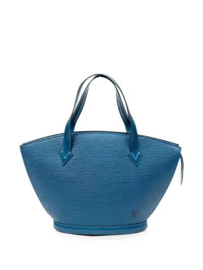 Louis Vuitton St-jacques Pm Epi Shoulder Bag In Blue