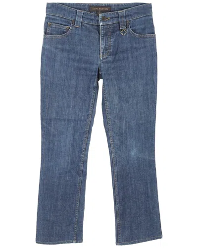 Louis Vuitton Straight Leg Jeans In Blue