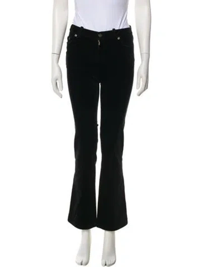 Pre-owned Louis Vuitton Straight Leg Pants In Black