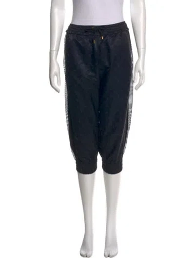 Pre-owned Louis Vuitton Straight Leg Pants In Black
