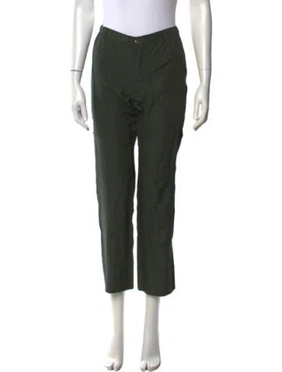 Pre-owned Louis Vuitton Straight Leg Pants In Green