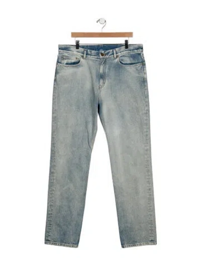 Pre-owned Louis Vuitton Straight-leg Jeans In Blue