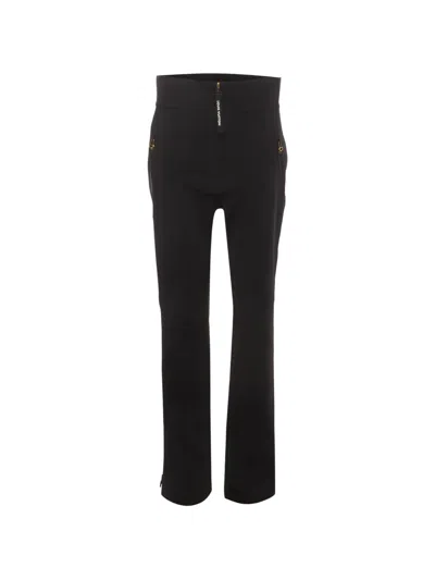 Pre-owned Louis Vuitton Straight-leg Trousers In Black