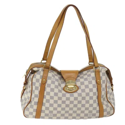 Pre-owned Louis Vuitton Stresa Canvas Tote Bag () In White
