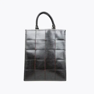 Pre-owned Louis Vuitton Stretch Fizz Tote In Black