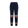 Louis Vuitton Stripe Detail Ribbed Jogging Pants In Black