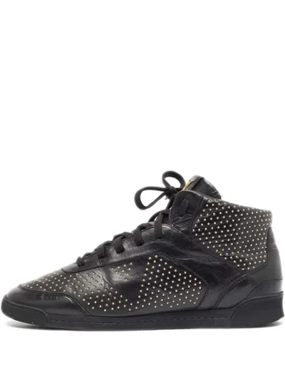 Pre-owned Louis Vuitton Studded High-top Sneakers