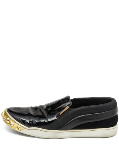 Pre-owned Louis Vuitton Studded Slip-on Sneakers