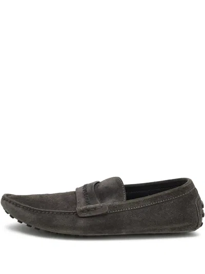 Pre-owned Louis Vuitton Suede Loafers