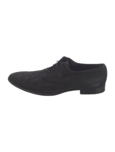 Pre-owned Louis Vuitton Suede Oxfords In Multi
