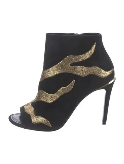 Pre-owned Louis Vuitton Suede Patterned Pumps In Blue
