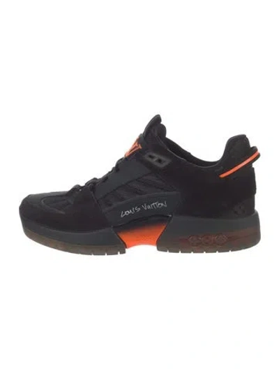 Pre-owned Louis Vuitton Suede Sneakers In Multi