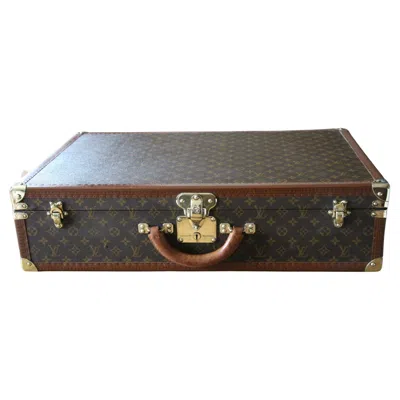 Pre-owned Louis Vuitton Suitcase 70 Cm,  Trunk In Black