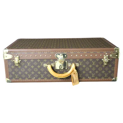 Pre-owned Louis Vuitton Suitcase, Alzer 70  Suitcase, Large Vuitton Suitcase In Brown