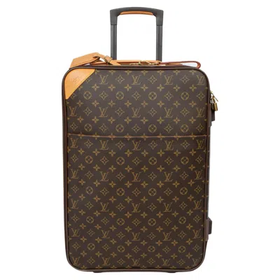 Pre-owned Louis Vuitton Suitcase 'pegase 60' By Marc Jacobs Collection 2022 In Black