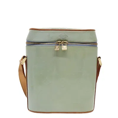 Pre-owned Louis Vuitton Sullivan Blue Patent Leather Shoulder Bag ()