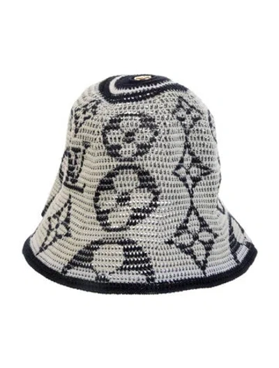 Pre-owned Louis Vuitton Summer Breath Hat In Blue