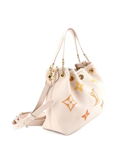 Pre-owned Louis Vuitton Summer Bundle Bag By The Pool Monogram Empreinte Giant Hobo Bag In Neutral