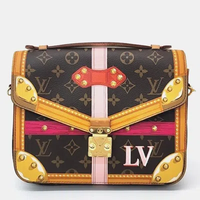 Pre-owned Louis Vuitton Summer Trunk Pochette Metis M43628 Handbag In Multicolor
