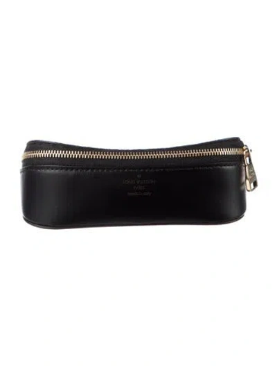 Pre-owned Louis Vuitton Sunglasses Pouch In Black