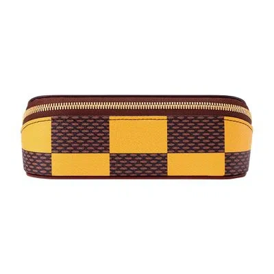 Louis Vuitton Sunglasses Pouch Gm Damier Pop In Yellow