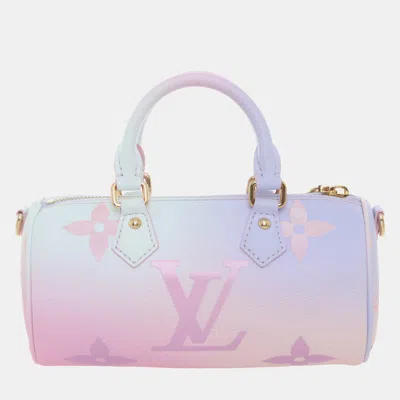 Pre-owned Louis Vuitton Sunrise Pastel Monogram Papillon Bb Bag In Pink