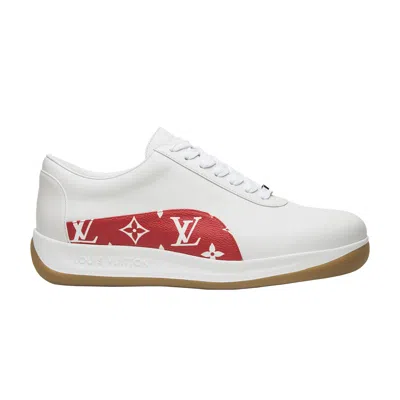 Pre-owned Louis Vuitton Supreme X  Sport Sneaker 'monogram Red' In White