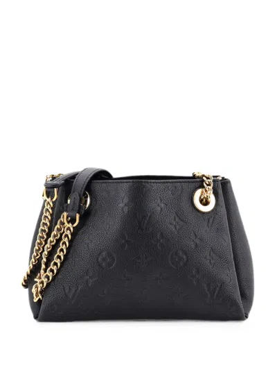 Pre-owned Louis Vuitton Surene Handbag Monogram Empreinte Leather Bb Shoulder Bag In Black