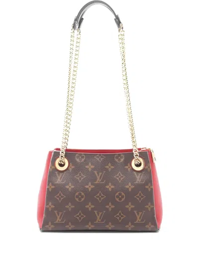 Pre-owned Louis Vuitton Surenne Bb Chain Shoulder Bag In Brown