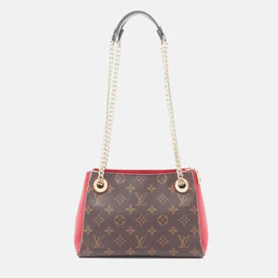 Pre-owned Louis Vuitton Surenne Bb Monogram Cerise In Brown