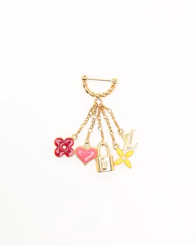 Pre-owned Louis Vuitton Sweet Monogram Brooch In Multi