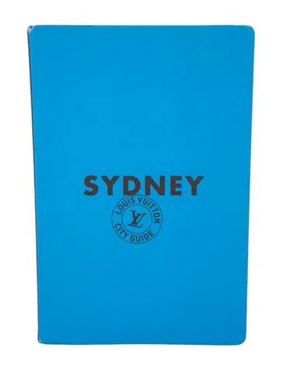 Pre-owned Louis Vuitton Sydney City Guide In Blue