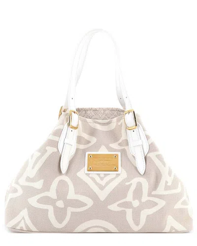 Pre-owned Louis Vuitton Tahitienne Cabas Canvas Pm (authentic Pre-loved)