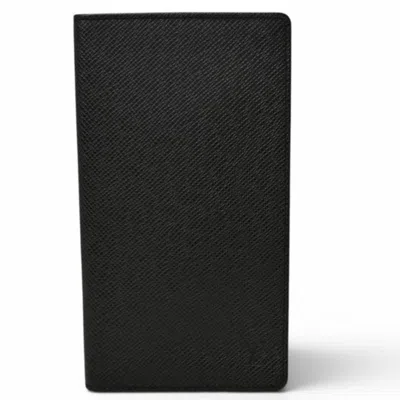 Pre-owned Louis Vuitton Taiga Ardoise Leather Wallet (bi-fold) ()