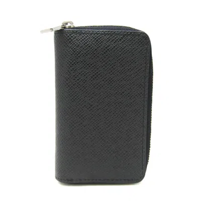 Pre-owned Louis Vuitton Taiga Ardoise Taiga Leather Coin Purse/coin Case () In Gray
