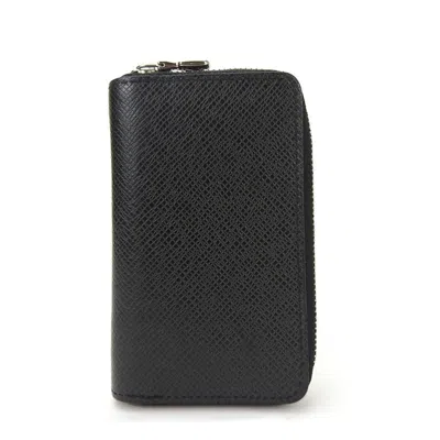 Pre-owned Louis Vuitton Taiga Ardoise Taiga Leather Wallet (bi-fold) () In Gray