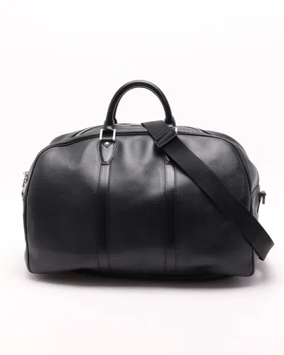 Louis Vuitton Taiga Kendall Pm Weekend Bag In Black