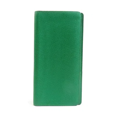 Pre-owned Louis Vuitton Taiga Leather Long Wallet (bi-fold) ()