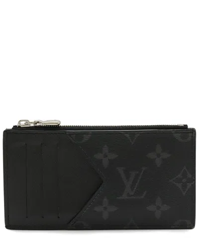 Pre-owned Louis Vuitton Taiga Monogram Coin Card Holder (authentic Pre-loved)
