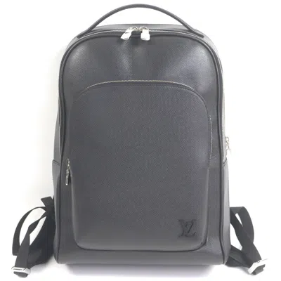 Pre-owned Louis Vuitton Taiga Noir Taiga Leather Backpack () In Black