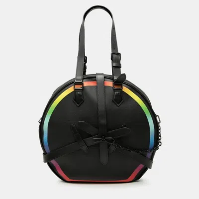 Pre-owned Louis Vuitton Taiga Rainbow Soft Hat Trunk Black Multicolor Leather Crossbody Shoulder Bag