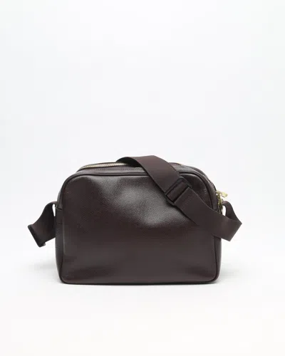 Pre-owned Louis Vuitton Taiga Reporter Bag In Red