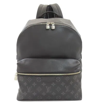 Pre-owned Louis Vuitton Taigarama Monogram Eclipse Taigarama Backpack () In Black