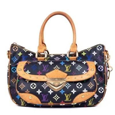 Pre-owned Louis Vuitton Takashi Murakami Multicolore Rita In Black